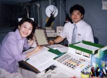 NHKラジオに出演した時の写真