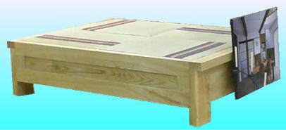 畳ベット カタログ　収納大容量型　琉球畳収納　高床式の「彩」製品です。